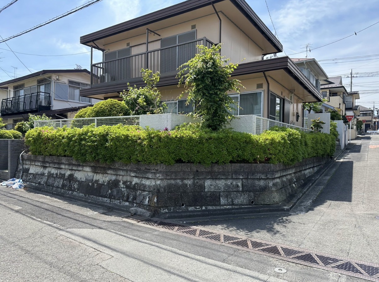 庭木・生垣の剪定の作業前
